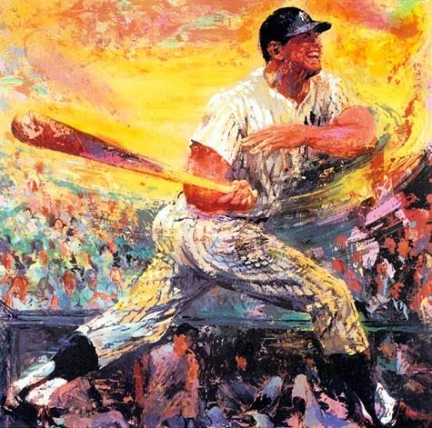 Leroy Neiman Mickey Mantle